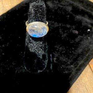 Sterling Moonstone Women's Ring